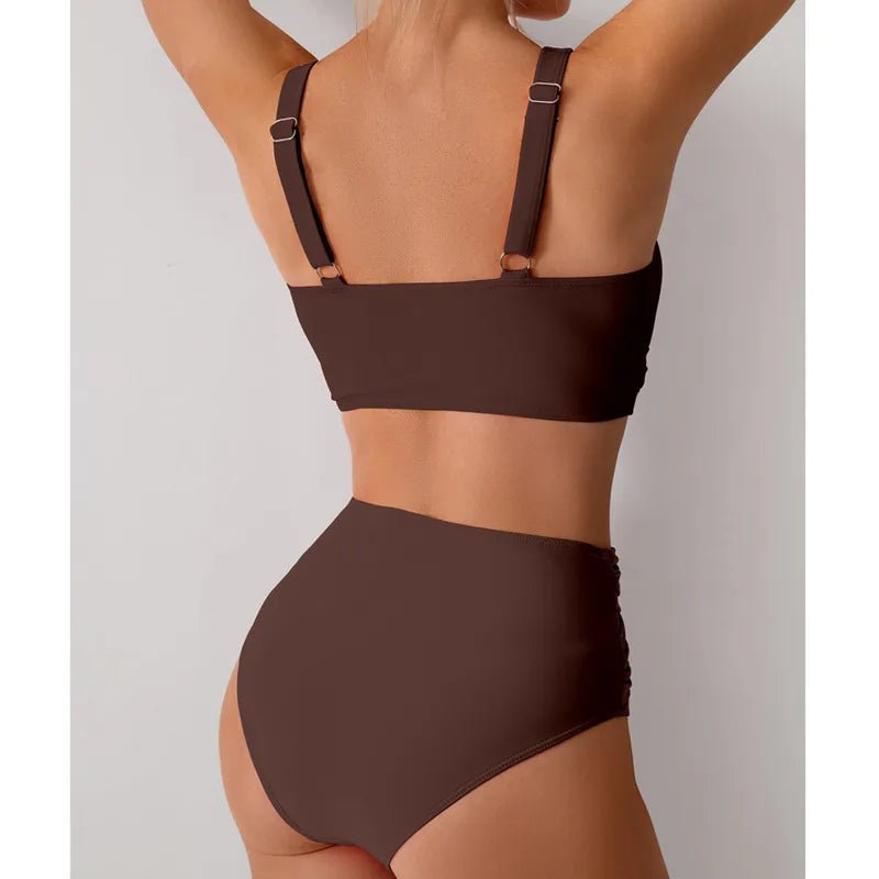 Serena | Bauch - Weg Bikini - Set mit V - Ausschnitt - CharvèreSerena | Bauch - Weg Bikini - Set mit V - Ausschnitt