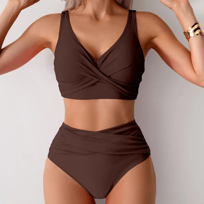 Serena | Bauch - Weg Bikini - Set mit V - Ausschnitt - CharvèreSerena | Bauch - Weg Bikini - Set mit V - Ausschnitt